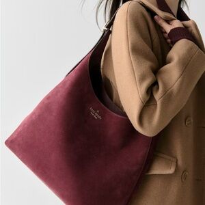 Kate Spade 454 SUEDE LARGE SHOULDER BAG
